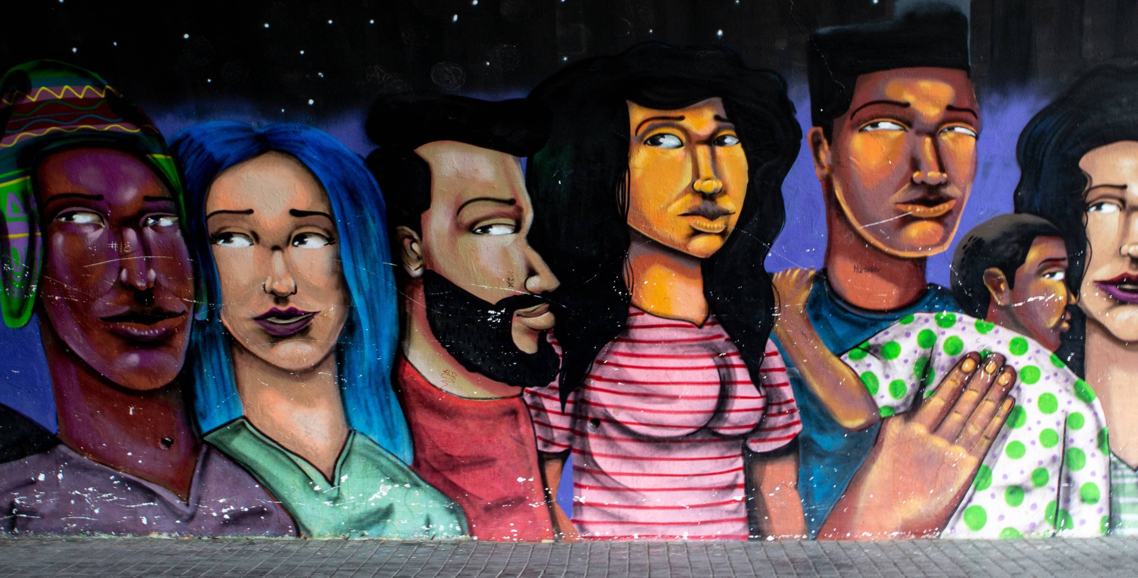 Multicultural mural